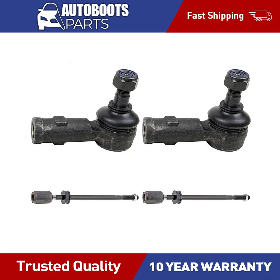 4 Mevotech Steering Tie Rod End Front For Volkswagen Cabriolet 1985 1986 1987 88 - Image 1 of 1