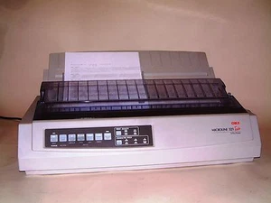 Oki 321 Turbo Dot Matrix Impact Printer - Afbeelding 1 van 1