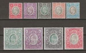 NYASALAND 1903/04 SG 59/66 MINT - Picture 1 of 2
