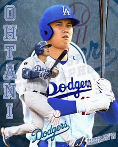 LA Dodgers Lithograph print of Shohei Ohtani 2023 - Picture 1 of 1