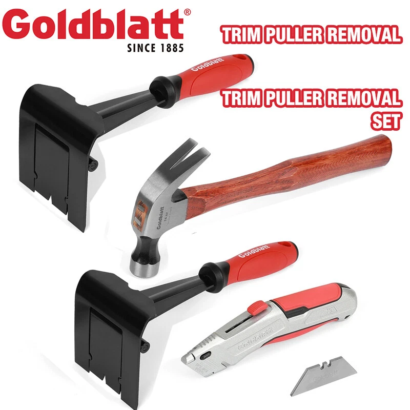 GOLDBLATT Molding Remover Tools Set/Multi-tool/Retractable Utility Knife/Hammers