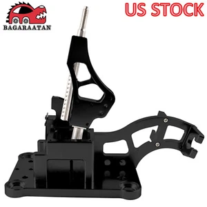 Black Billet Aluminium Shifter Box For K-Series Swap RSX EG EK DC2 EF K20 K24 US - Picture 1 of 9