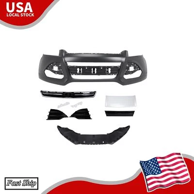 Front Bumper Cover Panel For 2013-2016 Ford Escape - Image 1 of 4