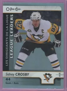 2017 17-18 OPC O-PEE-CHEE RAINBOW LEAGUE LEADERS PENGUINS SIDNEY CROSBY #593 - Foto 1 di 2