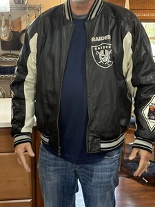 Vintage Raiders Quarterback Club Carl Banks G-III Lederjacke Gr. XL - Bild 1 von 7