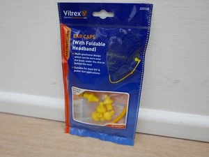 VITREX EAR PLUGS CAPS WITH HEADBAND 333120 - Picture 1 of 1
