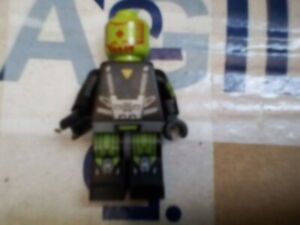 Lego Mini Figure Green Head Android