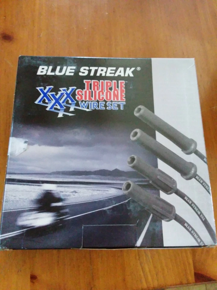 BLUE STREAK XXX Silicone Spark Plug Wire Set 15 HD STREET 500/750 MC-SPW21 NS219 - Image 1 of 1
