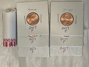 LOT OF (41) US MINT LINCOLN "P" NEW PENNIES. - Picture 1 of 1