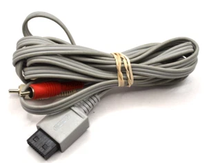 Nintendo Wii Wii U Genuine Replacement AV Cable OEM RCA Composite RVL-009 Tested - Picture 1 of 2