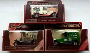 MATCHBOX Modelos de COLECCIÓN DE ANTAÑO / LOTE DE 3 Modelos en Caja Y5 Y12 Y22 - Imagen 1 de 2