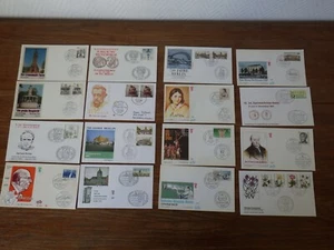 16x FDC Ersttagsbrief BRD DEUTSCHLAND BERLIN 12 West Germany (1980 à 1988) - Foto 1 di 3