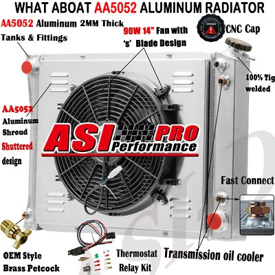 3ROW Radiator Shroud Fan Relay Fit 1985-93 Chevy/GMC C1500 C2500 C3500 Pickup - Image 1 of 4