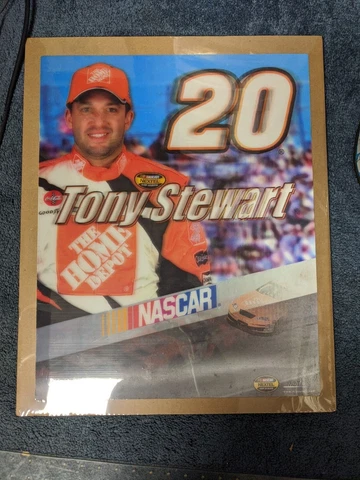 Nascar Home Depot 3D Poster TONY STEWART #30 Shrink Wrapped RARE 18" X 22" Cover