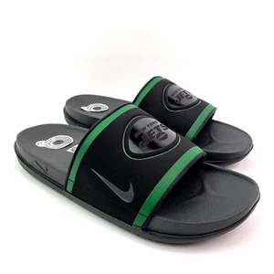 Sandalias Nike Offcourt NFL New York Jets para hombre talla 11 negras deslizables DD0528-001 - Imagen 1 de 10