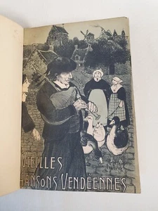Old French Vendee Songs: Vielles Chansons Vendeennes circa. 1930's Alfred Rousse - Picture 1 of 23