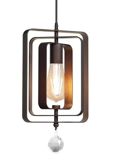 Aipsun Industrial Vintage Lighting Fixture Hanging Light E26 Base (exclude Bulb) - Picture 1 of 3