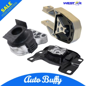 Engine & Trans Mount for Auto 3PCS Fits 13-17 Ford Escape Transit Connect 2.5L - Picture 1 of 4