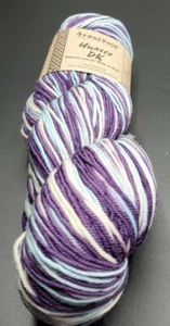 SKEIN/HANK OF ARAUCANIA HUASCO DK YARN - COLOR #24 PLUM ISLAND - Picture 1 of 6