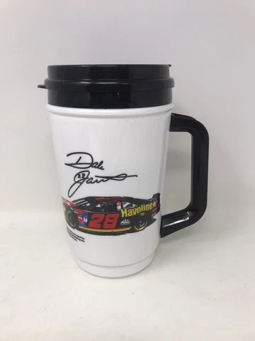 VTG Nascar #28 Dale Jarrett Havoline 1995 Travel Mug Coffee Cup with straw 32OZ Cover
