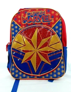 Caption Marvel Kids Backpack 16" x 13" x 4" red blue school  backpacks - Picture 1 of 2