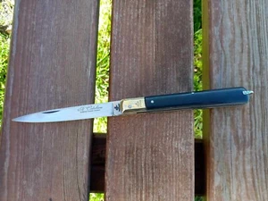 Coltello Il Calabrese 0465 ottone Sfilato sottile manico ABS 23cm knife couteau - Foto 1 di 2