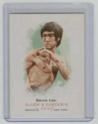 2007 Topps Bruce Lee Rookie RC Card UFC Allen & Ginters 1st Edition  - Image 1 of 2