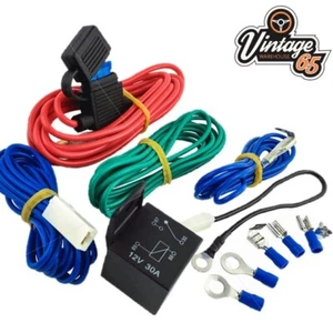 Vintage Warehouse 65 Proffesional 12v Spot Lamp Driving Fog Light Wiring Kit - Picture 1 of 1