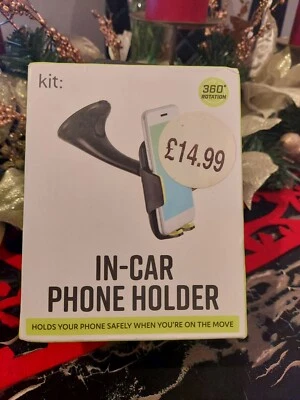 Universal In Car Smartphone Holder 360° Kit  - Image 1 of 3