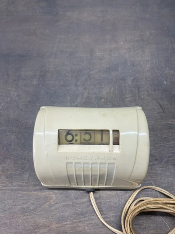 1957 Numechron Tymeter Flip Clock Working Cover