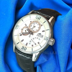 LOTUS RETROGARDE ARMBANDUHR PERLMUTT SCHWARZ 15798 - Bild 1 von 6