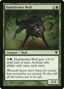 DARKTHICKET WOLF X 4 E/X+ INNISTRAD MAGIC THE GATHERING - Picture 1 of 1