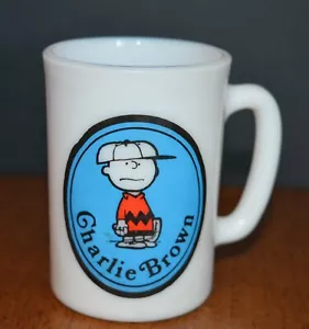 Mini taza de café de colección 1969 cacahuetes Charlie Brown vaso de leche AVON - Imagen 1 de 6