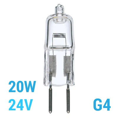 Satco S1986 20T3/CL/24V 20W 24V T3 2-Pin Bi-Pin G4 Bulb Clear 2900K Warm White
