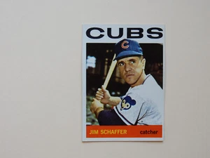 1964 Topps Baseball Trading Card # 359 - Jim Schaffer - Chicago Cubs - Catcher - Picture 1 of 2
