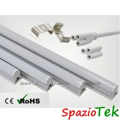 Reglette LED Plafoniera T5 9W 14W 20W 24W Luce bianca 60cm 90cm 120cm 150cm - Immagine 1 di 4