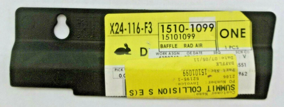 Deflector de aire del radiador - 15101099 - Chevrolet Trailblazer/GMC Envoy/Buick Rainier Foto 1 de 1