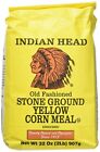 Indian Head Old Fashioned Stone Ground Yellow Corn Meal 2 lb, 2 Pack