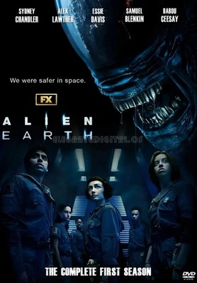 Alien: Earth 2025 DVD TV Series Season 1 Sci-Fi Horror Full HD Region Free NEW - Image 1 of 2