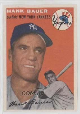 1954 Topps Sports Illustrated Magazine Insert Hank Bauer #130 - Image 1 of 2