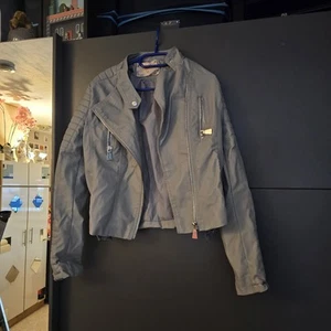 Lederjacke Damen Größe 34/36 Kunstleder No Name Hüftlang - Bild 1 von 1