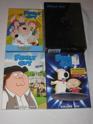 Family Guy Series DVD Volume 1, 8, 10, Trilogy Lot - Image 1 of 4