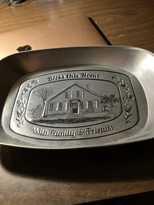 BLESS THIS HOUSE  Bread Roll Serving Tray Plate - Picture 1 of 2