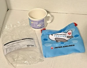 JAL Japan Airlines Kinder Plastikbecher Becher Beutel 200 ml Neu Kindergeschenk - Bild 1 von 6