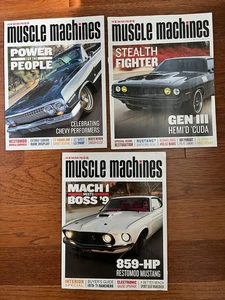 3 Hemmings Muscle Machines Magazine April 2021, July 2021 63 Impala 454 Chevelle - Picture 1 of 12