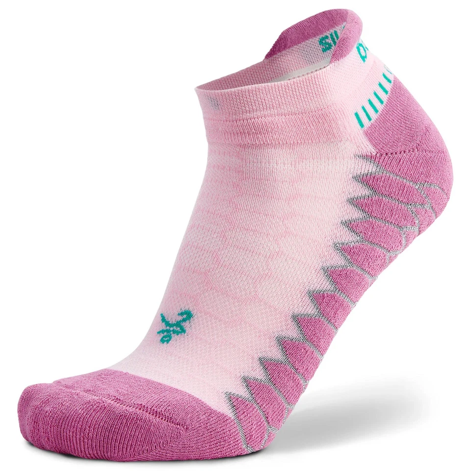 Balega Silver No Show Socks, Super Pink - Image 1 of 4