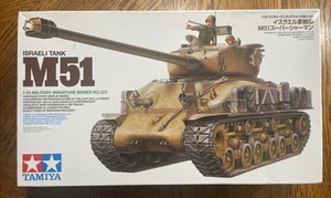 Israeli Tank M51 w/ 2 Figures - 1/35 Scale Unassembled Tamiya Kit#MM-323 w/extra - Picture 1 of 12