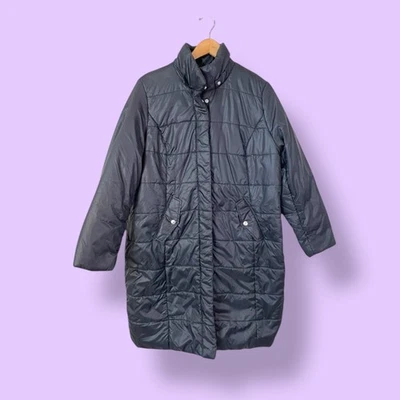 Chaqueta Abrigo Largo Puffer ROAMANS Mujer Negra Mediana 14/16 Exterior Clima Frío Foto 1 de 4