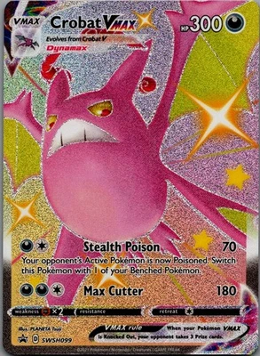 Crobat VMAX Promo SWSH: Sword & Shield Promo Cards SWSH099 NM - Image 1 of 2