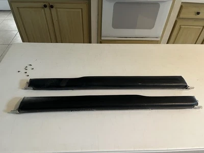 MGB MGC SET OF DOOR CAP RAILS WITH HARDWARE OFF A 1975 BUT WILL FIT OTHER YRS - Image 1 of 2